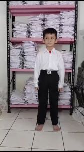 Celana Panjang Warna Hitam sekolah Dasar SD SMP SMA Anak Laki-laki Usia 5-20thn