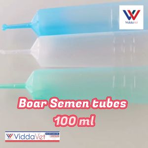 Viddavet Pig Artificial Insemination Bag 100ML Boar Semen Collection Bag Disposable Plastic Sperm Bag semen tube 100ml