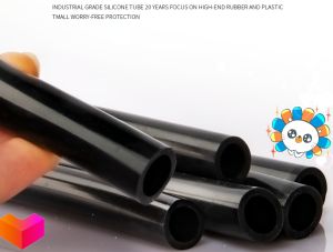 Free shipping Fluorine Rubber Hose High Temperature Resistance Viton Tube Corrosion Resistance Hose Solvent Resistance Acid and Alkali Resistance Insulation Rubber Hose