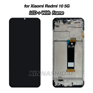 High Quality for Xiaomi Redmi 10 5G LCD 22041219G 22041219NY Display Touch Screen Frame Digitizer Assembly Replacement