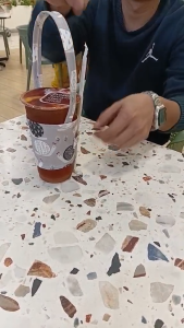 Cup Holder Reusable Fabric Milk Tea Take Out