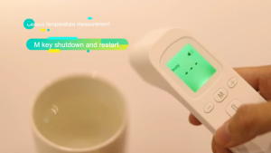 Nhiệt kế hồng ngoại kỹ thuật số giúp đo nhiệt độ có độ chính xác cao và không tiếp xúc với cơ thể tích hợp tính năng cảnh báo sốt - INTL