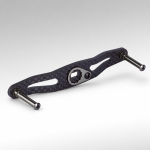 Hopeblaze YB-95 Carbon Fiber Reel Crank Handle with Conversion Bushing Lightweight Baitcasting Reel Mod Accessories
