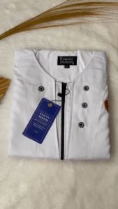 Jubah Gamis Pria Ikhwan Kawan Muslim Bahan Katun Toyobo Premium Lengan Pendek Warna Hitam