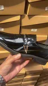 Patent Leather Mens Dress Shoes Slip on Mens Casual Oxford Shoe  Office Shoe Business Male Footwear Pointed Toe Shoes