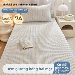 MUSHABAI | Chăn Bông Cotton Thân Thiện Với Học Sinh Không Trượt Chống Bẩn Dùng Quanh Năm Có Thể Giặt Máy