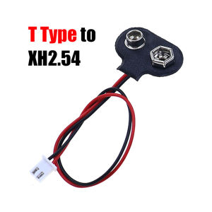 1/5pcs 9V Battery Buckle Connector DC 5.5x2.1 Jack Alligator Clip XH2.54 PH2.0 Terminal Adapter Cable 9 Volt Lead Socket Plug