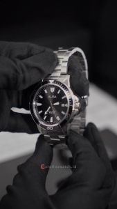 Jam Tangan Pria Alba Active AS9U13X1 Black Dial Silver Stainless Steel Strap