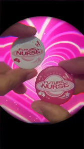 (PART 1) PADAYON COLLEGE COURSES Y2K WHITE VERSION TINPLATE PINS BAG BADGE BROOCH 32MM MATTE