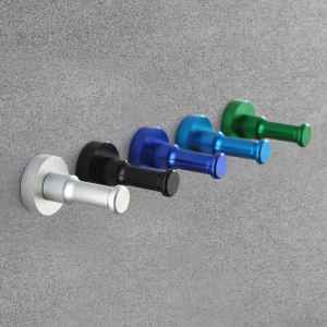 Colored Space Aluminum Single Hook No Drilling Required