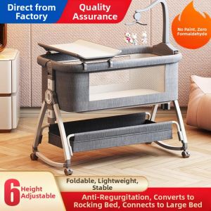 LIWAN | Portable Foldable Adjustable Baby Cot