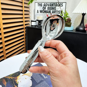 Short Handle Large Mouth Soup Spoon Cartoon 18-10 Stainless Steel Food Grade Dining Soup Spoon Rice Spoon Dining Utensils