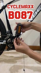 CYCLEMAXX B087 Pedal Sepeda Aluminium Alloy DU Bearing Bicycle Pedal MTB Roadbike