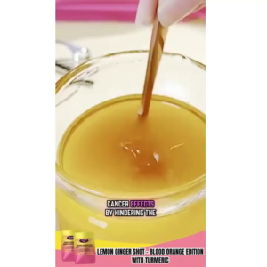 READY STOCK | Lemon Ginger Shot Blood Orange Edition – Wellness Drink | Slimming Detox & Immunity Booster | Turmeric Herbal Drink | No Added Sugar