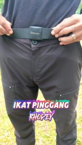 Belt Ikat Pinggang Sabuk Outdoor Casual Pria & Wanita Webbing Rhodey