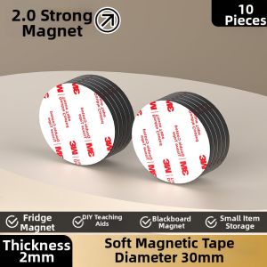 Strong Magnetic Sheet Magnetic Strip With Adhesive Super Strong Magnet Fridge Soft Magnetic Sheet