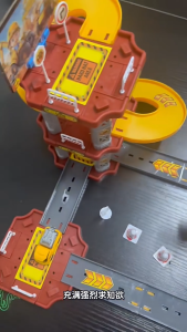 Construction Playland Toy Set Kids Car Crane Truck Excavator Track Tower Building Model Set Educational Gift Present for Boys Girls