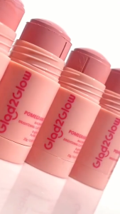 ❤️Ruby & Laura❤️Glad2Glow Pomegrante Niacinamide Brightening Clay Stick 25g || Masker Wajah Pomegranate Stik Masker Clay Stick Masker