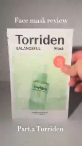 Torriden Balanceful Control Mask | Cica Calming & Sebum Control | Soothing & Oil Balance |  for Sensitive Acne-Prone Skin