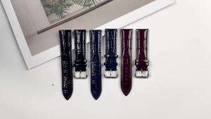 Polish Straps Genuine Calfskin Leather Watch Straps 12/14/16/18/19/20/21/22mm Universal Replacement Bands with Butterfly Buckle