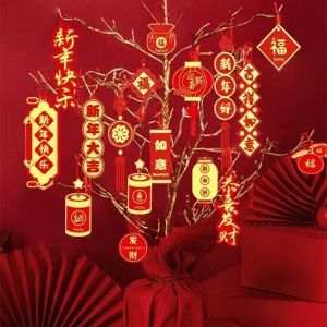 Chinese Style New Year Decoration Spring Festival Hanging Pendant Housewarming Hanging Ornament New Year Gift Home Decor