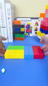 Magnetic Cube Minecraft Children Assembling Educational Building Block Cube Toy Magnetic Cube Block