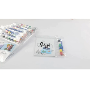 SOBY PH- Canvas Painting Set with Brush And Paints 15cm*20cm Activities for Kids Art Leaning