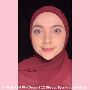Eyeshadow Pinkflash Strawberry Donuts PinkDessert 12 Shades Palette & Kosmetik Alis