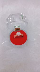 Cincin Wanita LaraAlloy Lapis Mas 18k Tidak Berkarat dan Tahan Lama Premium Quality Perempuan Harian RP011