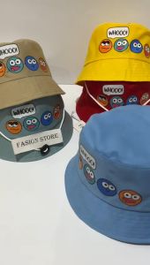 topi bucket anak emoticon topi ember anak laki laki perempuan pakai tali motif whoo usia 1-7 tahun