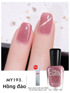 Miss Candy | Sơn Móng Tay Hình Mắt Mèo Bóc Dễ Nhanh Khô Dài Lâu 15ml