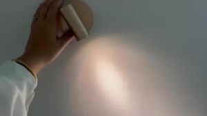 Led Magnetic Wall Light Touch Switch Control Three Adjustable Color Temperatures Suitable for Hotels Bedrooms Living Rooms Corridors and Background Decoration.