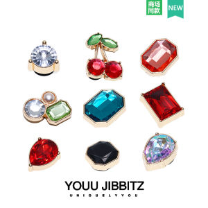 New Style Hole Shoe Accessories Gem Metal Decorations High-End Feelings DIY Shoe Buckles Hole Shoe Flower Decorative Items