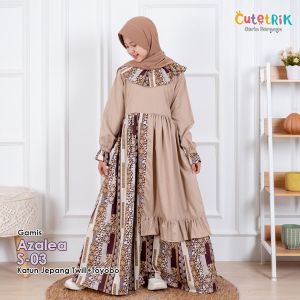 Gamis Anak Perempuan Cutetrik Sarimbit Set Gamis Anak Plus Jilbab Gamis Cutetrik