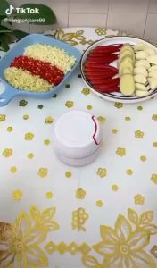 [HCM] Dụng Cụ Xay Tỏi Ớt Cầm Tay Mini H142-A - Egreen Dùng 1 Lần