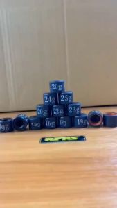 เม็ดตุ้มถ่วงน้ำหนัก เม็ดคาร์บอน เม็ดซับเสียงYAMAHA XMAXและHONDA FORZA (23mm x 18mm)