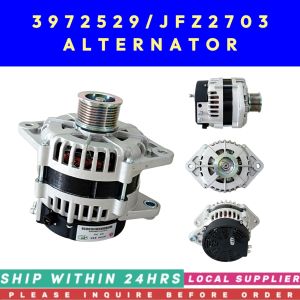 CUMMINS ALTERNATOR 3972529 JFZ2703 [LOCAL STOCK. READY TO SHIP WITHIN 24HRS.] FOR ENGINE 4BT 6BT 6CT 28V 70A