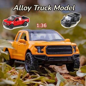 1:36 Alloy Car Model Car Toy Ford Pickup Truck Model for Kids Simulated Ford Car Kids Birthday Gift
