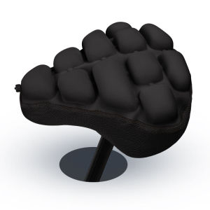 3D Air Cushion Bike Saddle Cover Inflatable Bicycle Seat Pad Comfortable Riding MTB Road City Exercise Bike TPU Cushion Shock
