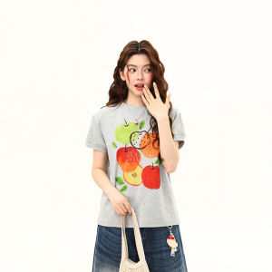 WILDAZI | Retro Fruit Print Summer Short Tee Shirt