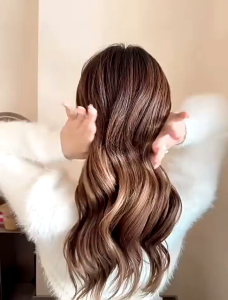 Jedai Rambut Model Gelombang Bulu Fluffy Keriting Bulu Haluss Jepitan Klip Rambut Lucu Wanita Stylish Modis dan Elegan PST