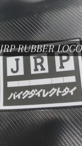 JRP BLACK EDITION FOR MIO SPORTY |JRP THAI SEAT COVER RUBBER LOGO |