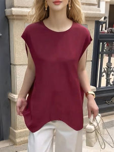 QINGNAER | Casual Lazy Style Large Size Women T-Shirt