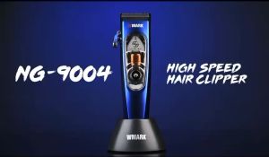 WMARK Mens Hair Clipper NG-9004 MAGLEV Motor 10000RPM High Speed Hair Cuter Machine DLC Blade 3-color Magnetic Suction Housing