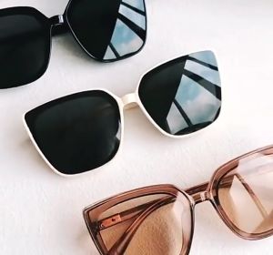 KACAMATA RETRO KOREAN SQUARE FASHION VINTAGE WOMAN NEW FASHION