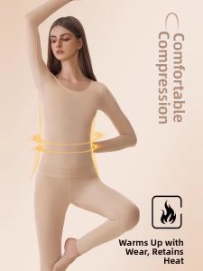 XIANGMEILAI | Heat-Generating Seamless Warmth Underwear Set
