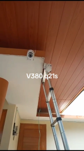 E-LIFE TECH Q21S Smart Camera - CCTV Kamera V380 Pro Outdoor HD Wifi Wireless Lampu 360° Full View