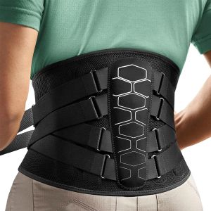 1PCS Lightweight Lumbar Back Brace with Soft Pad | Relief for Lower Back Pain Sciatica Herniated Disc Scoliosis