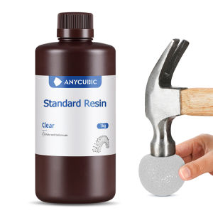 Anycubic 3D Printer Resin น้ำยาเรซิน 1KG แบบมาตรฐาน 405nm SLA น้ำยาเรซิน UV-Curing สำหรับการพิมพ์ 3D แบบ LCD Resin SR