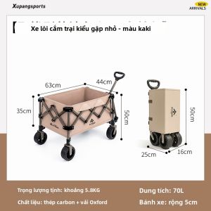 XUPANG | Xe Đẩy Dã Ngoại Gấp Gọn